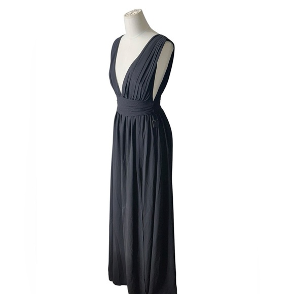 LULUS - Heavenly Hues Black Maxi Dress - Sz Small - Picture 4 of 7
